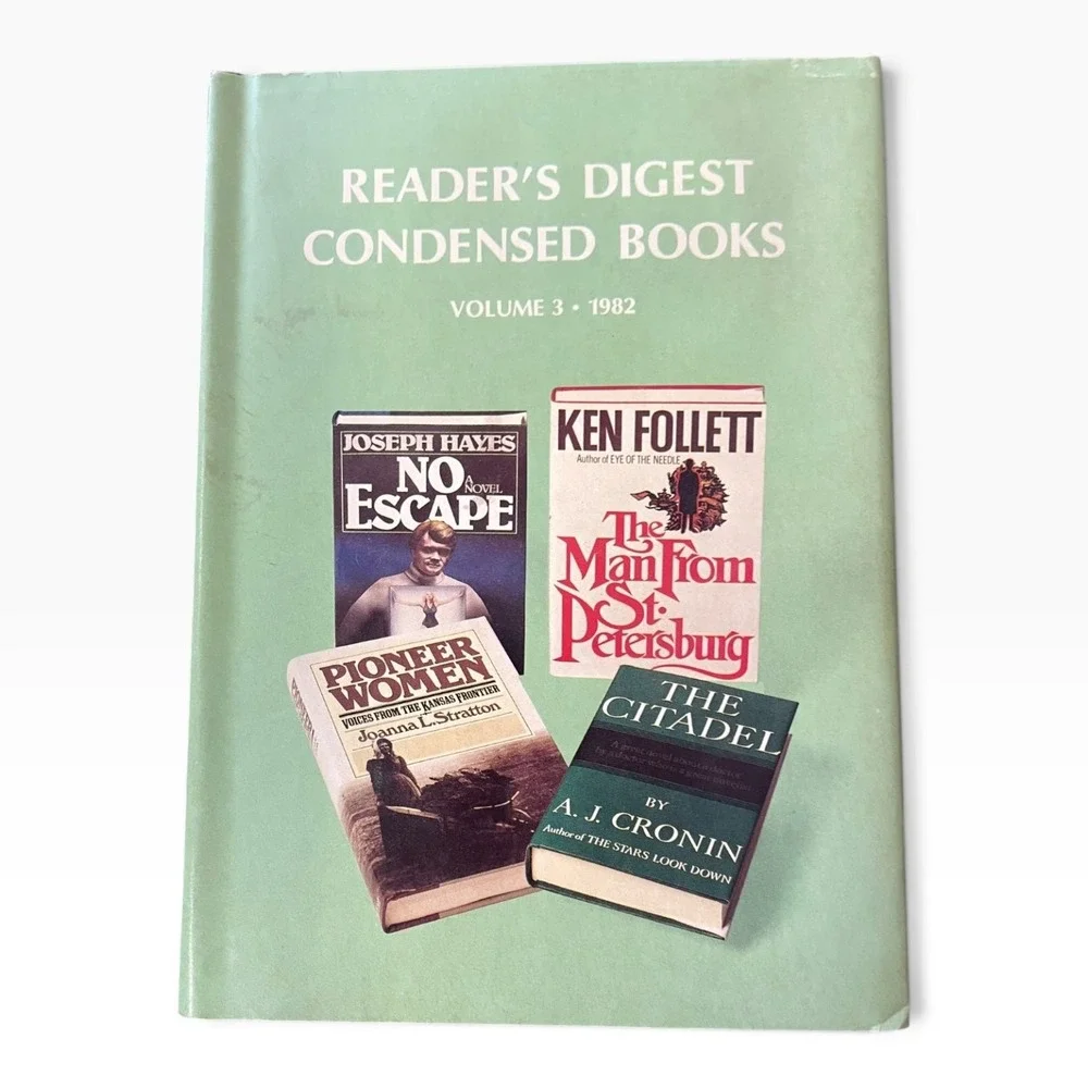 Reader's Digest Condensed Books Volume 3 1982 Follett Cronin Hayes Stratton